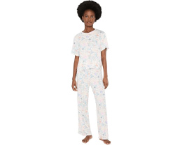 Комплект футболки и брюк All American Tee Pants Set HONEYDEW с листовым принтом