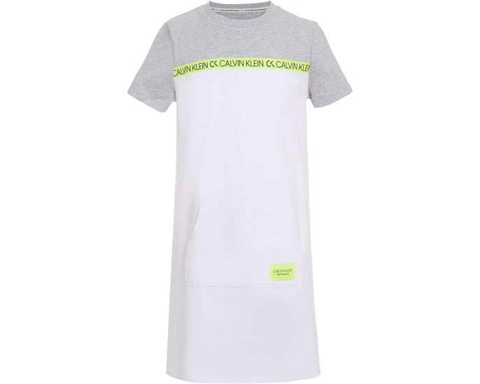Детское платье Calvin Klein Performance из хлопка с короткими рукавами