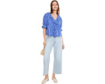 Топ Madewell Kelly в клетку из гофрированной ткани