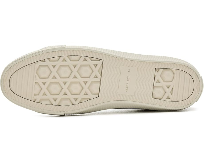Кроссовки AllSaints Underground Leather Low Top на плоской подошве