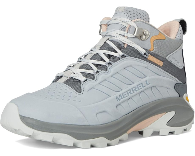 Ботинки для трейла Merrell Moab Speed 2 Leather Mid Waterproof с подошвой Vibram