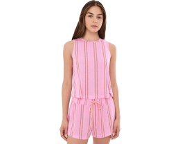 Комплект топа и шорт Star Seeker Tank Shortie Set HONEYDEW в полоску