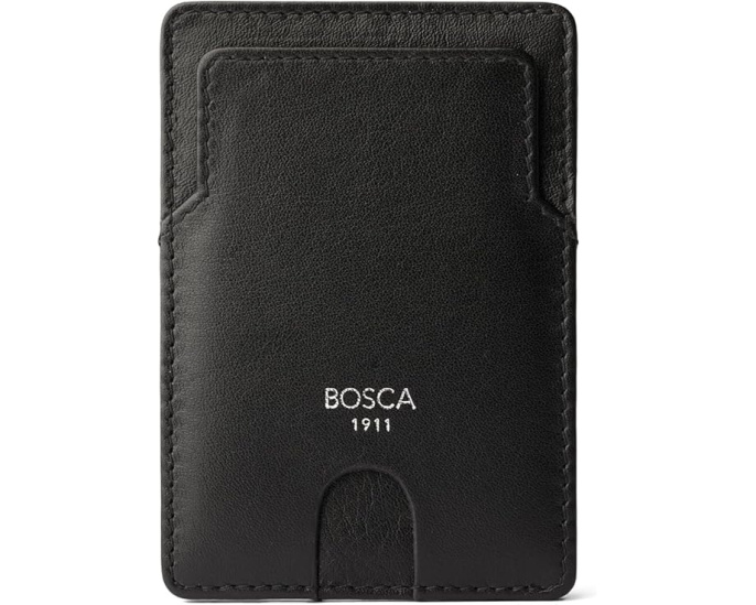 Тонкий картхолдер Bosca Nappa Vitello из итальянской кожи