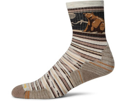 Трекинговые носки Smartwool Hike с целевой амортизацией и принтом Bear Stripe