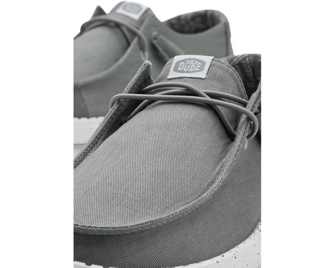 Лоферы Hey Dude Wendy Stretch Canvas с технологией Flex & Fold и памятью формы