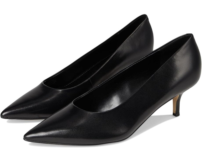 Туфли Calvin Klein Voneta на каблуке kitten heel с острым носком