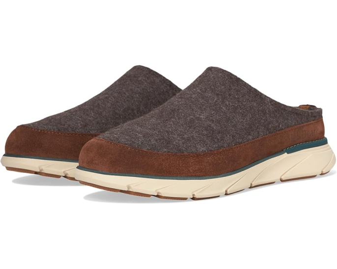 Тапочки-клоги L.L.Bean Downeast из шерсти с подошвой VertoGrip