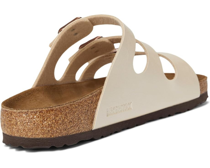 Сандалии Florida от Birkenstock с тремя тонкими регулируемыми ремешками