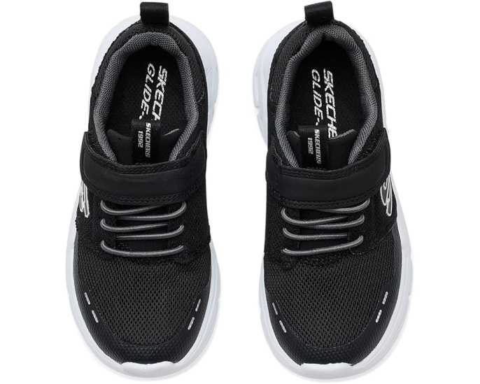 Кроссовки SKECHERS KIDS Glide-Step Flow с ремешком на липучке и сетчатым верхом
