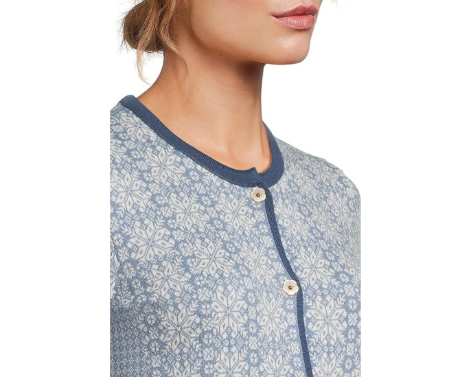 Куртка Othelie Dale of Norway из мериносовой шерсти Blueshadow/Offwhite