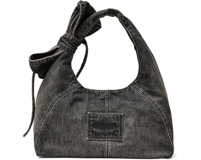 Сумка Marc Jacobs The Bow Denim Sack Bag с бантом из денима