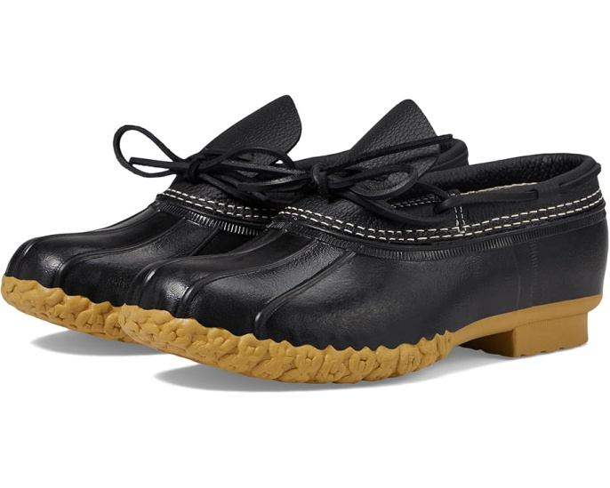 L.L.Bean Rubber Moc с мокасиновым носком и низким каблуком