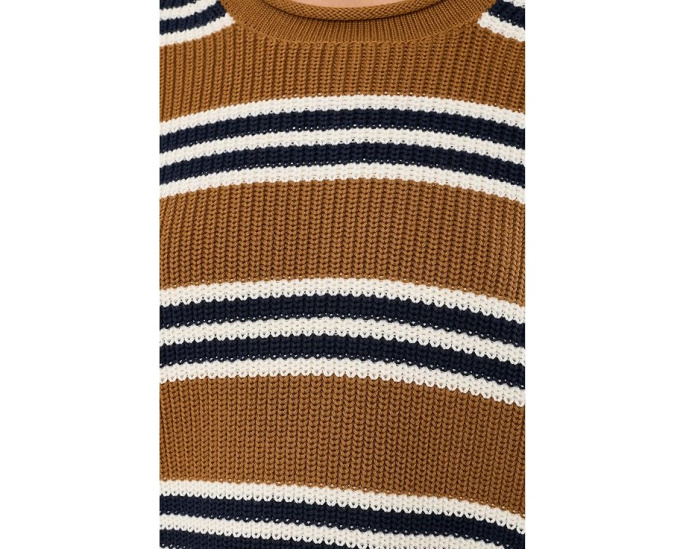 Arden Rollneck Cotton Pullover - Stripe 1