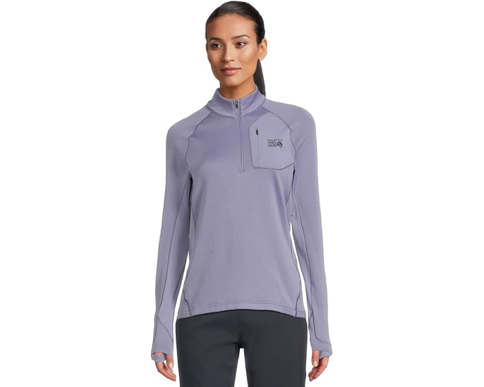 Кофта Mountain Hardwear Up First Tech Fleece с молнией на четверть