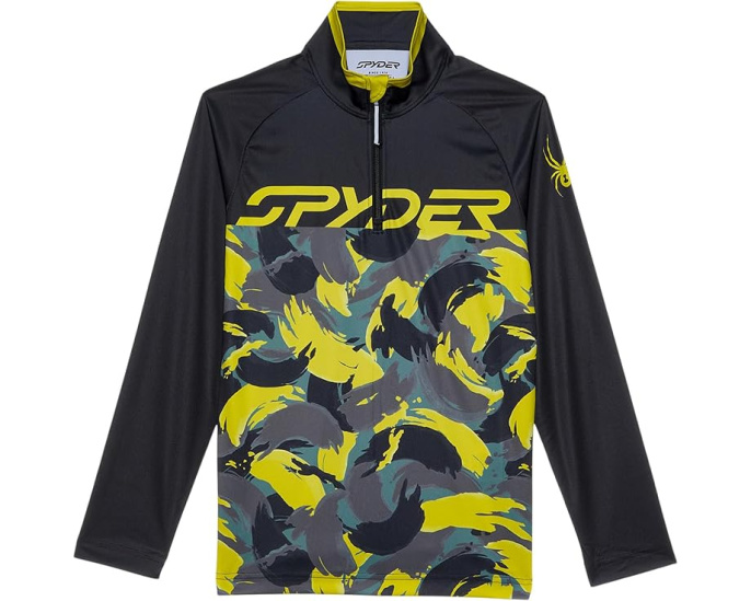 Spyder Детская водолазка Camo 1/2 Zip с защитой UPF 50+