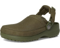Кроксы Crocs Classic Crafted Vegan Suede Clogs с ремешком и стелькой Croslite