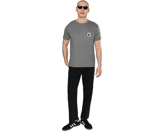 Футболка RVCA Pantero Short Sleeve с принтом и красной строчкой