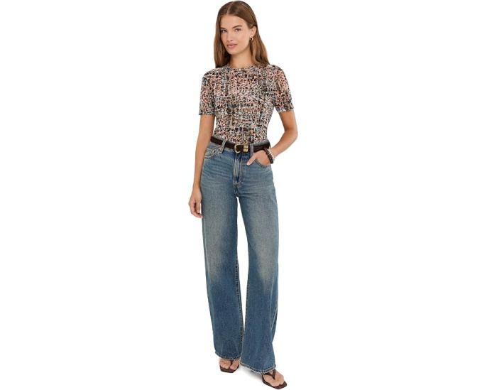 Eleanor Mesh Short Sleeve Tee