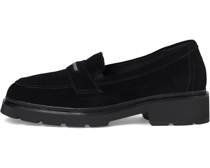 Лоферы Clarks Lauryl Step из замши с эластичной вставкой и стелькой Ultimate Comfort