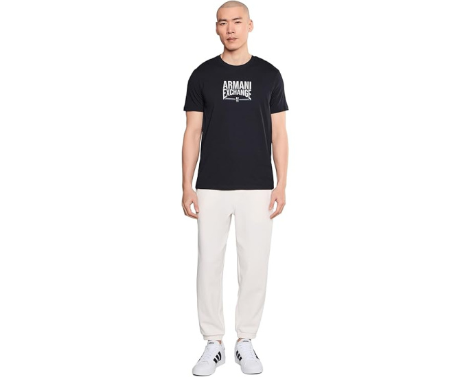 Футболка Armani Exchange с принтом 91 из хлопкового джерси