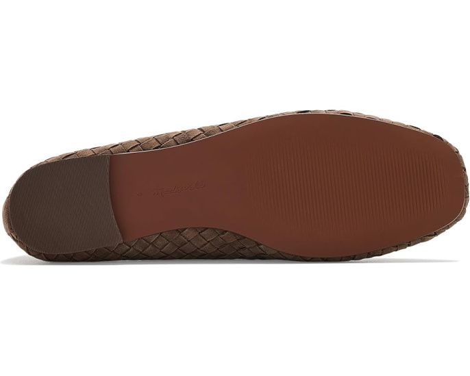 Туфли Madewell Greta Elastic Mary Jane из тисненой замши