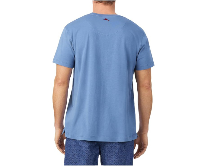 Футболка Tommy Bahama с коротким рукавом цвета Denim Blue