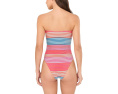 Цельный купальник Amber One-Piece Beach Riot с полосатым узором