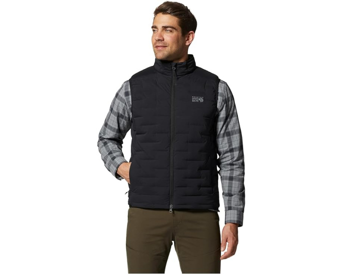 Mountain Hardwear Stretchdown Vest с эластичным утеплителем и влагоотводящей технологией