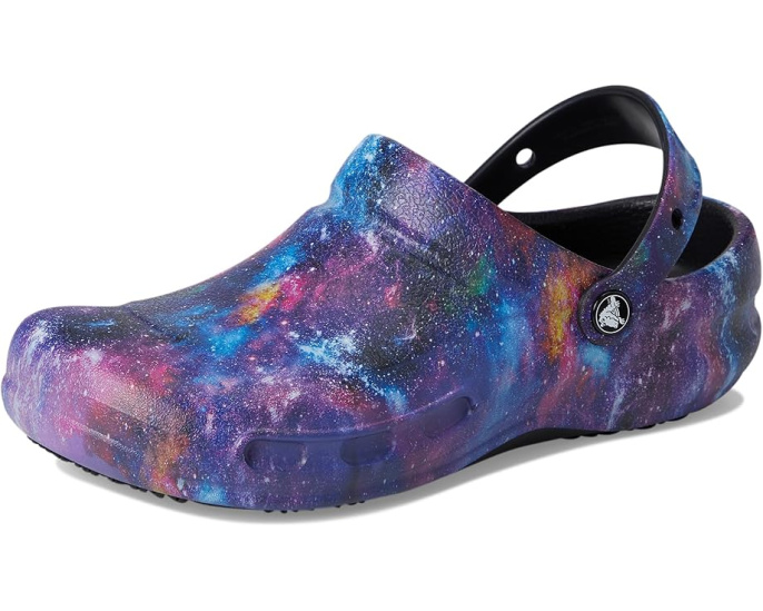 Кроссовки-клоги Bistro Graphic от Crocs Work с противоскользящей подошвой