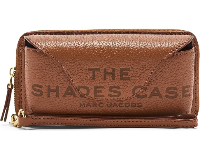 Marc Jacobs чехол для очков из натуральной кожи The Leather Shades Case