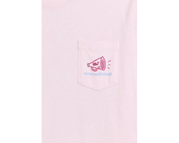 Детская футболка Vineyard Vines с коротким рукавом и нагрудным карманом