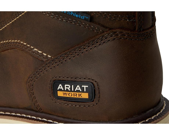 Ariat Work ботинки Rebar Wedge Moc Toe 6 дюйм водонепроницаемые