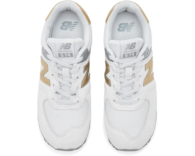 Детские кроссовки New Balance 574 с верхом из замши и сетки