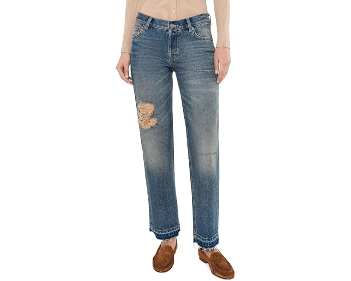 Джинсы Free People Up All Hours Slim с расклешенным низом