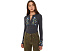 Блуза Fleur Embroidered Cuff Henley от Free People с вышивкой