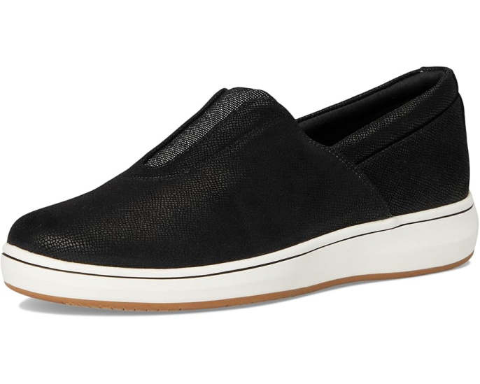 Слипоны Clarks Breezesky Ria с текстильным верхом и пеной Cushion Soft