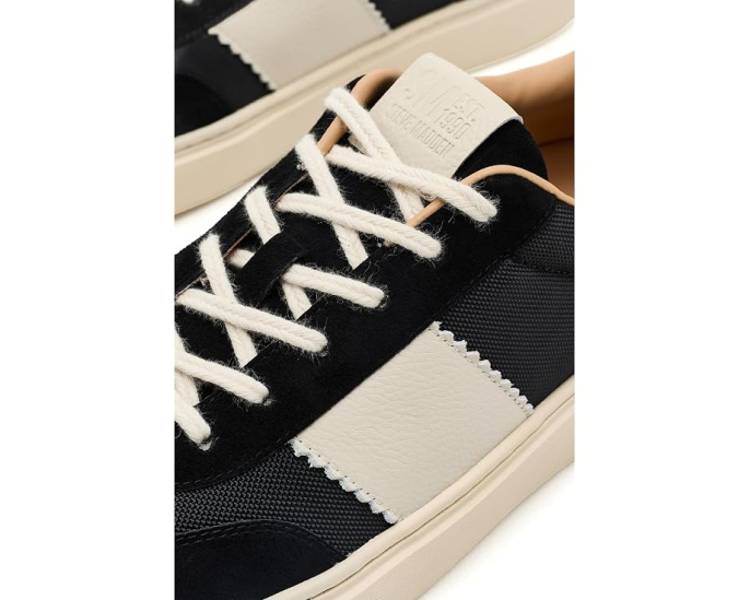 Кроссовки Steve Madden Dellum в черно-белом стиле