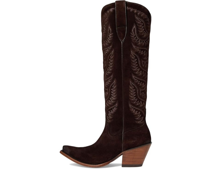 Ariat Laramie ботинки из замши French Roast с квадратным носком