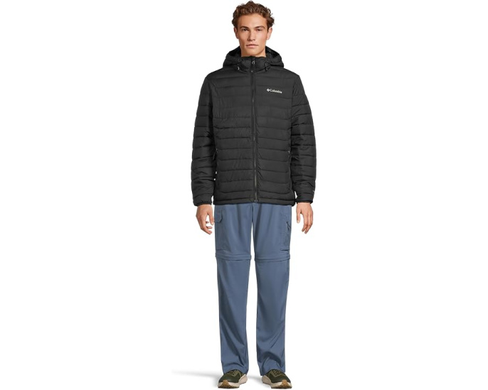Куртка с капюшоном Powder Lite II Hooded Jacket Columbia черная
