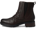 Ботинки Clarks Hearth Rose из кожи с эффектом смятия и высотой до икры