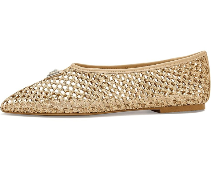Балетки GUESS Aylora с сетчатыми вставками и логотипом