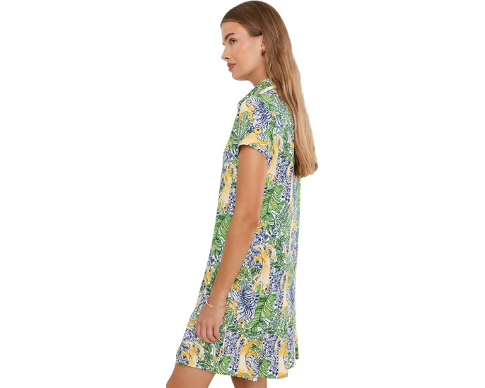 Платье Lilly Pulitzer Cayo Costa с плиссировкой