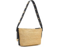 Madewell Сумка Straw Leather Sun Stud Shoulder через плечо