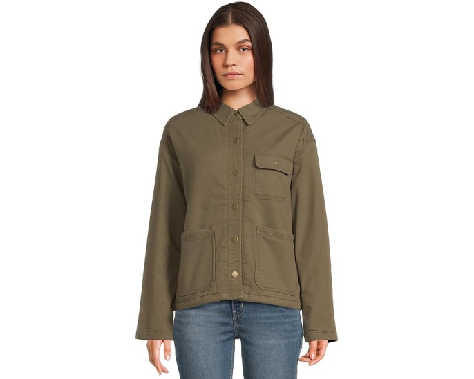 Royal Robbins куртка-рубашка El Cap Canvas с утеплителем 40 г и винтажной отделкой