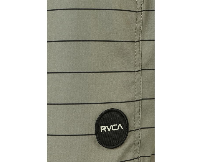 Плавки RVCA Steady Stripe Trunk с карманами на молнии и шнурке