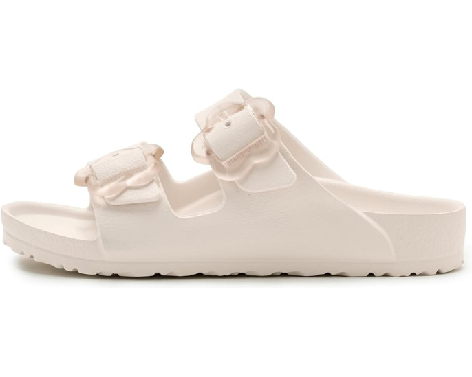Детские сандалии Birkenstock Kids Arizona Eva Essentials с цветочной пряжкой из легкого материала EVA