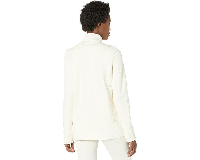 Свитшот L.L.Bean Quilted Full Zip Sweatshirt с воротником-стойкой и стеганым дизайном