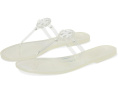Босоножки-сланцы Mini Miller Jelly Tory Burch с прозрачным верхом
