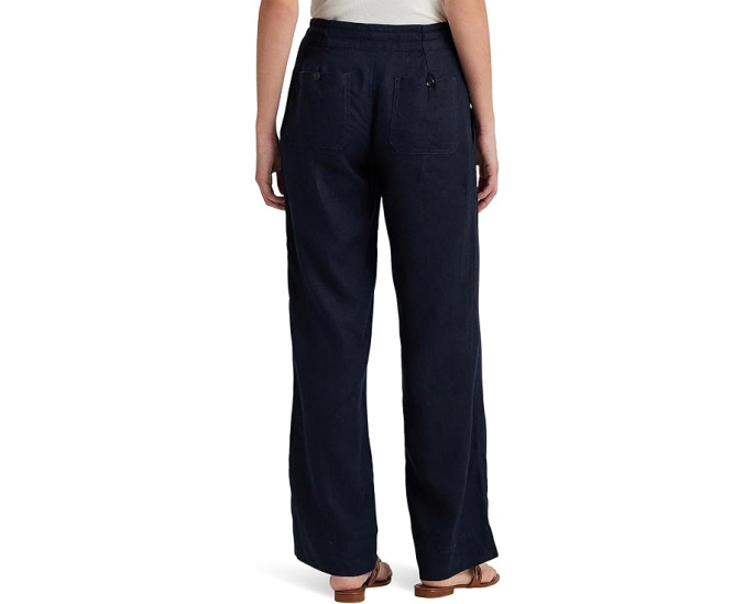 Брюки Petite Linen Wide-Leg от Lauren Ralph Lauren