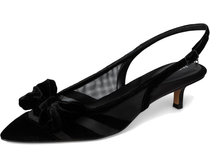 Туфли-лодочки Birdies Goldfinch Kitten Heel Mesh на каблуке с сетчатым верхом
